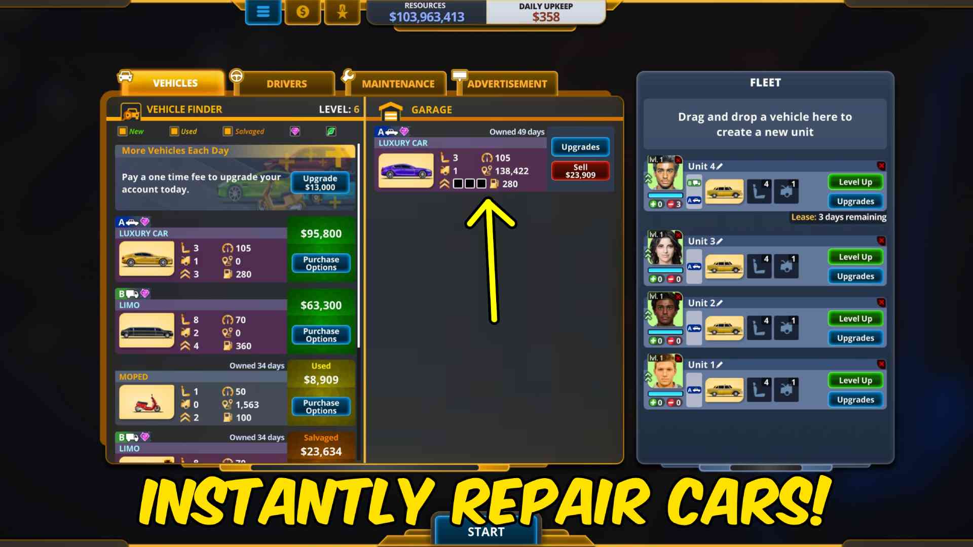 Delivery INC — Vehicle Care (screenshot 2)